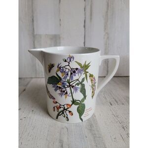 Portmeirion Woody Nightshade‎ flower pitcher collectible bug butterfly